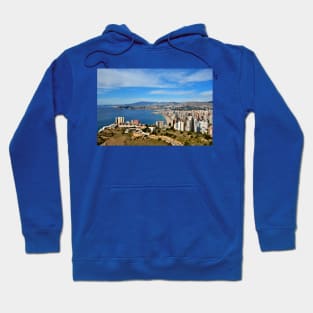 Benidorm Skyline Cityscape Costa Blanca Spain Hoodie